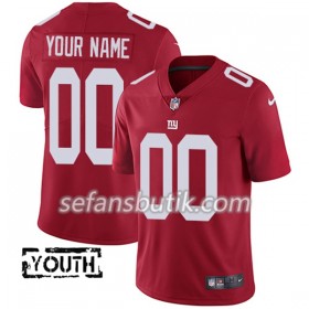 New York Giants Tröjor Custom Röd - Barn